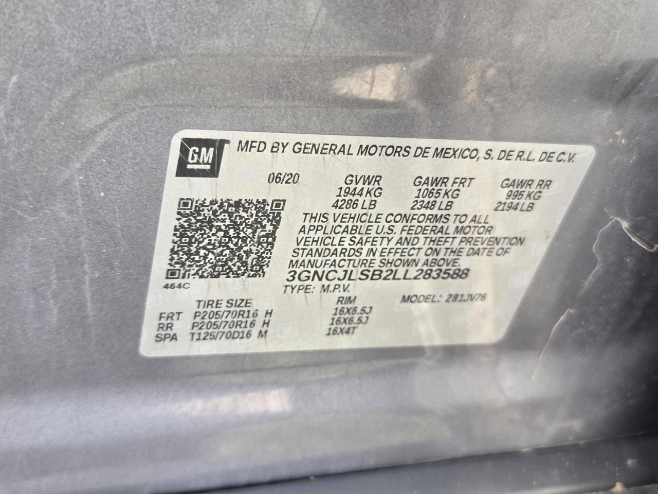 2020 Chevrolet TRAX FWD 4dr LT Beeville TX