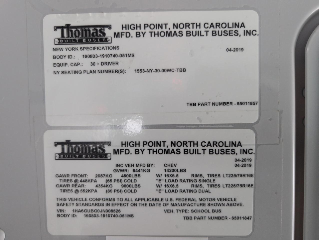 2020 Chevrolet Thomas Minotour Johnstown NY