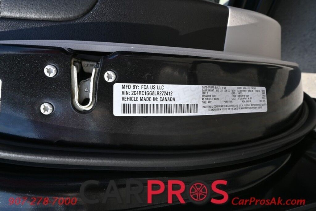 2020 Chrysler Pacifica Limited - 3.6L V6 - Automatic - Front Leather Heated & Cooled Seats - Heated Steering Wheel - Push To Start - Remote Start - Heated 2nd Row - 3rd Row Seating - Bluetooth Anchorage AK