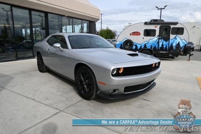 2020 Dodge Challenger GT / AWD / Blacktop Pkg / Tech & Driver Convenience Group / Auto Start / Heated & Cooled Alcantara Seats / Heated Steering / Alpine Speakers / Sunroof / Adaptive Cruise / Lane Depart & Blind Spot / 1-Owner Anchorage AK