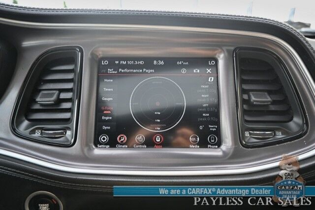 2020 Dodge Challenger GT / AWD / Blacktop Pkg / Tech & Driver Convenience Group / Auto Start / Heated & Cooled Alcantara Seats / Heated Steering / Alpine Speakers / Sunroof / Adaptive Cruise / Lane Depart & Blind Spot / 1-Owner Anchorage AK
