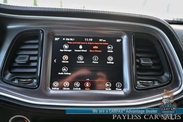 2020 Dodge Challenger GT / AWD / Blacktop Pkg / Tech & Driver Convenience Group / Auto Start / Heated & Cooled Alcantara Seats / Heated Steering / Alpine Speakers / Sunroof / Adaptive Cruise / Lane Depart & Blind Spot / 1-Owner Anchorage AK