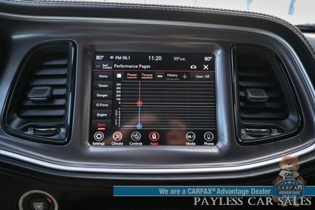 2020 Dodge Challenger GT / AWD / Blacktop Pkg / Tech & Driver Convenience Group / Auto Start / Heated & Cooled Alcantara Seats / Heated Steering / Alpine Speakers / Sunroof / Adaptive Cruise / Lane Depart & Blind Spot / 1-Owner Anchorage AK