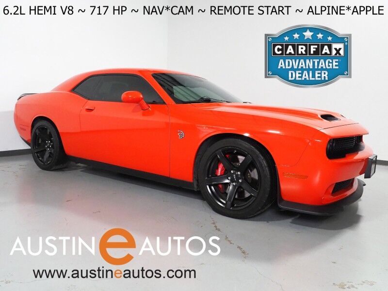 2020 Dodge Challenger SRT Hellcat *NAVIGATION, BACKUP-CAMERA, COLOR TOUCHSCREEN, HEATED SEATS/STEERING, REMOTE START, KEYLESS ENTRY, 20 INCH ALLOYS, ALPINE AUDIO, ANDROID & APPLE
