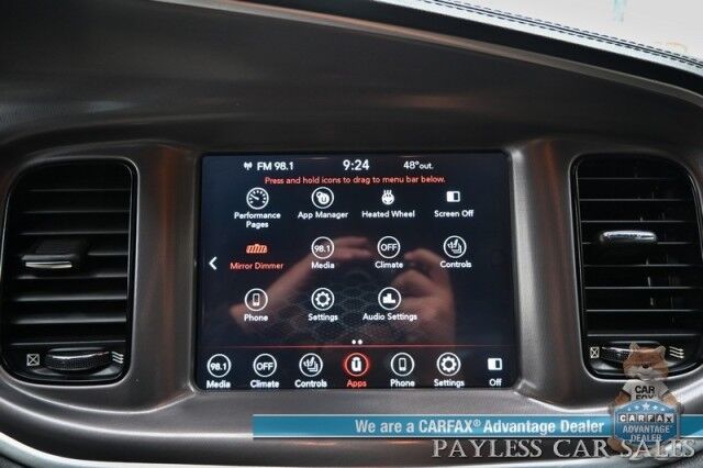 2020 Dodge Charger GT / AWD / Blacktop Pkg / GT Plus & Tech Group / Auto Start / Heated & Cooled Alcantara Seats / Heated Steering / Sunroof / Alpine Speakers / Adaptive Cruise / Lane Depart & Blind Spot / Block Heater Anchorage AK