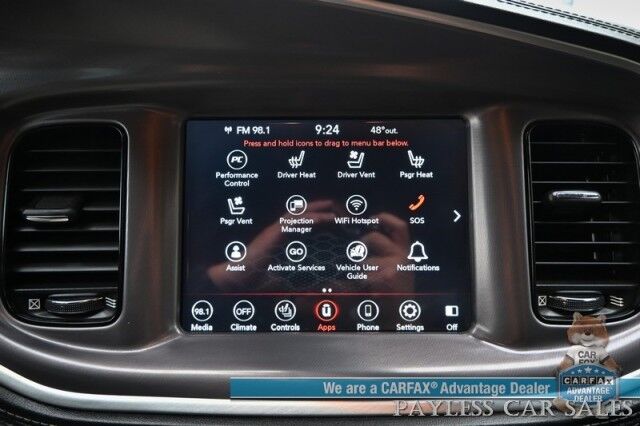 2020 Dodge Charger GT / AWD / Blacktop Pkg / GT Plus & Tech Group / Auto Start / Heated & Cooled Alcantara Seats / Heated Steering / Sunroof / Alpine Speakers / Adaptive Cruise / Lane Depart & Blind Spot / Block Heater Anchorage AK