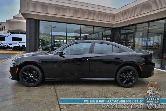 2020 Dodge Charger GT / AWD / Blacktop Pkg / GT Plus & Tech Group / Auto Start / Heated & Cooled Alcantara Seats / Heated Steering / Sunroof / Alpine Speakers / Adaptive Cruise / Lane Depart & Blind Spot / Block Heater Anchorage AK