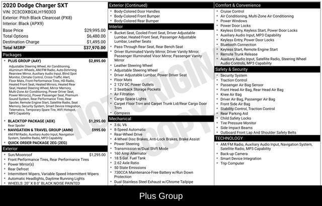2020 Dodge Charger SXT Raleigh NC