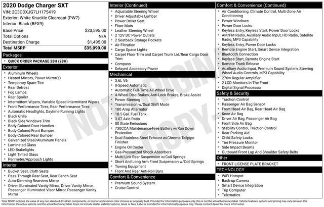 2020 Dodge Charger SXT Raleigh NC