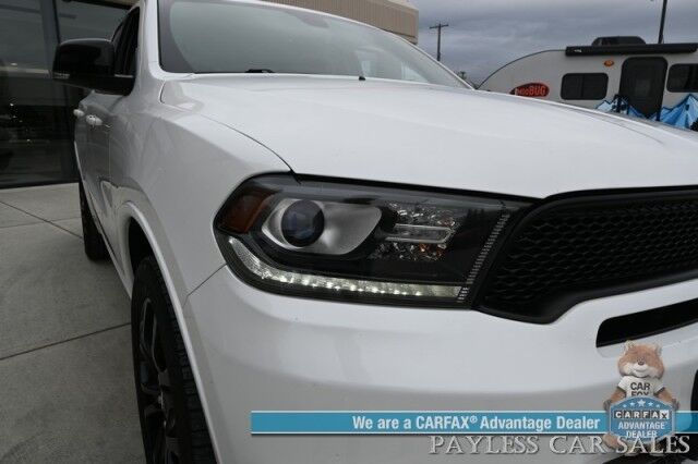 2020 Dodge Durango GT / Blacktop Pkg / 4X4 / Auto Start / Power & Heated Suede Seats / Heated Steering Wheel / Sunroof / Navigation / Rear Entertainment / Apple CarPlay & Android Auto / 3rd Row / Seats 7 / Back Up Cam / 25 MPG Anchorage AK