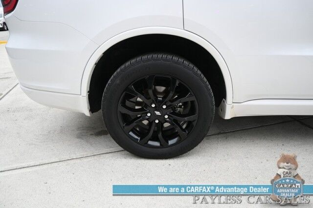 2020 Dodge Durango GT / Blacktop Pkg / 4X4 / Auto Start / Power & Heated Suede Seats / Heated Steering Wheel / Sunroof / Navigation / Rear Entertainment / Apple CarPlay & Android Auto / 3rd Row / Seats 7 / Back Up Cam / 25 MPG Anchorage AK