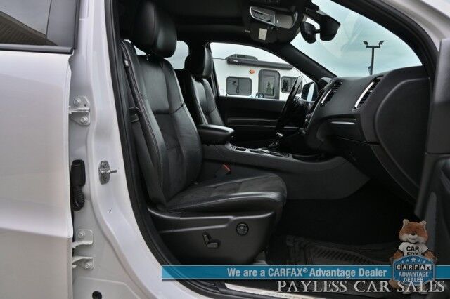2020 Dodge Durango GT / Blacktop Pkg / 4X4 / Auto Start / Power & Heated Suede Seats / Heated Steering Wheel / Sunroof / Navigation / Rear Entertainment / Apple CarPlay & Android Auto / 3rd Row / Seats 7 / Back Up Cam / 25 MPG Anchorage AK
