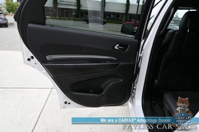 2020 Dodge Durango GT / Blacktop Pkg / 4X4 / Auto Start / Power & Heated Suede Seats / Heated Steering Wheel / Sunroof / Navigation / Rear Entertainment / Apple CarPlay & Android Auto / 3rd Row / Seats 7 / Back Up Cam / 25 MPG Anchorage AK