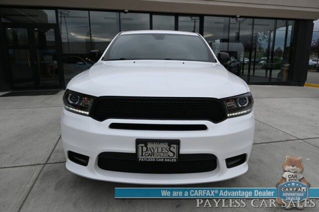 2020 Dodge Durango GT / Blacktop Pkg / 4X4 / Auto Start / Power & Heated Suede Seats / Heated Steering Wheel / Sunroof / Navigation / Rear Entertainment / Apple CarPlay & Android Auto / 3rd Row / Seats 7 / Back Up Cam / 25 MPG Anchorage AK