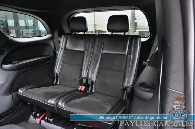 2020 Dodge Durango GT / Blacktop Pkg / 4X4 / Auto Start / Power & Heated Suede Seats / Heated Steering Wheel / Sunroof / Navigation / Rear Entertainment / Apple CarPlay & Android Auto / 3rd Row / Seats 7 / Back Up Cam / 25 MPG Anchorage AK