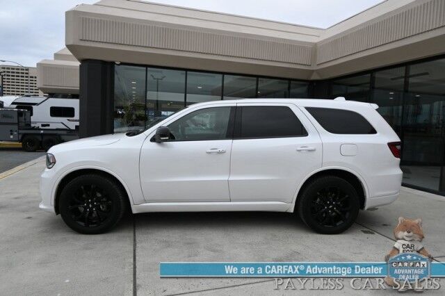 2020 Dodge Durango GT / Blacktop Pkg / 4X4 / Auto Start / Power & Heated Suede Seats / Heated Steering Wheel / Sunroof / Navigation / Rear Entertainment / Apple CarPlay & Android Auto / 3rd Row / Seats 7 / Back Up Cam / 25 MPG Anchorage AK