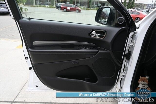 2020 Dodge Durango GT / Blacktop Pkg / 4X4 / Auto Start / Power & Heated Suede Seats / Heated Steering Wheel / Sunroof / Navigation / Rear Entertainment / Apple CarPlay & Android Auto / 3rd Row / Seats 7 / Back Up Cam / 25 MPG Anchorage AK