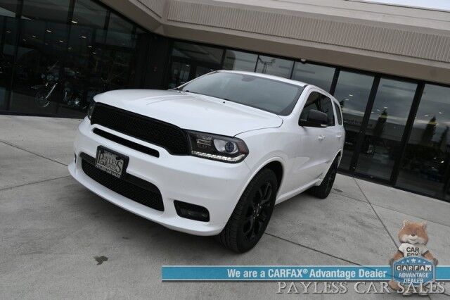 2020 Dodge Durango GT / Blacktop Pkg / 4X4 / Auto Start / Power & Heated Suede Seats / Heated Steering Wheel / Sunroof / Navigation / Rear Entertainment / Apple CarPlay & Android Auto / 3rd Row / Seats 7 / Back Up Cam / 25 MPG Anchorage AK
