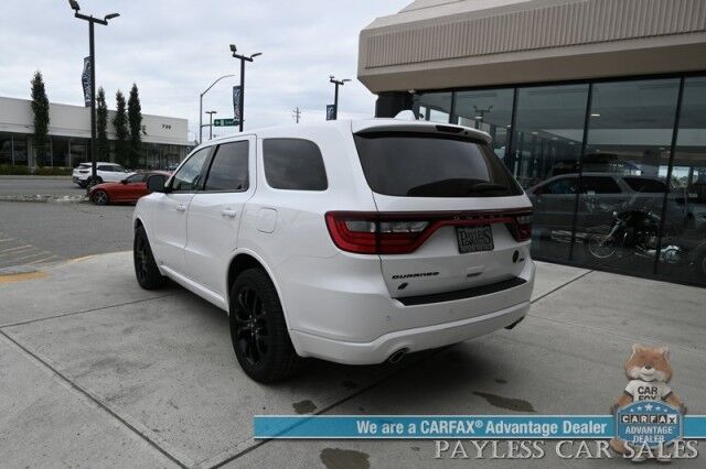 2020 Dodge Durango GT / Blacktop Pkg / 4X4 / Auto Start / Power & Heated Suede Seats / Heated Steering Wheel / Sunroof / Navigation / Rear Entertainment / Apple CarPlay & Android Auto / 3rd Row / Seats 7 / Back Up Cam / 25 MPG Anchorage AK