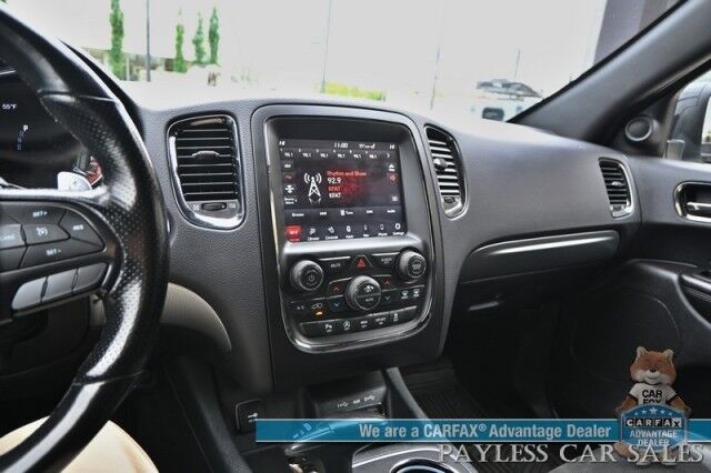 2020 Dodge Durango GT / Blacktop Pkg / 4X4 / Auto Start / Power & Heated Suede Seats / Heated Steering Wheel / Sunroof / Navigation / Rear Entertainment / Apple CarPlay & Android Auto / 3rd Row / Seats 7 / Back Up Cam / 25 MPG Anchorage AK
