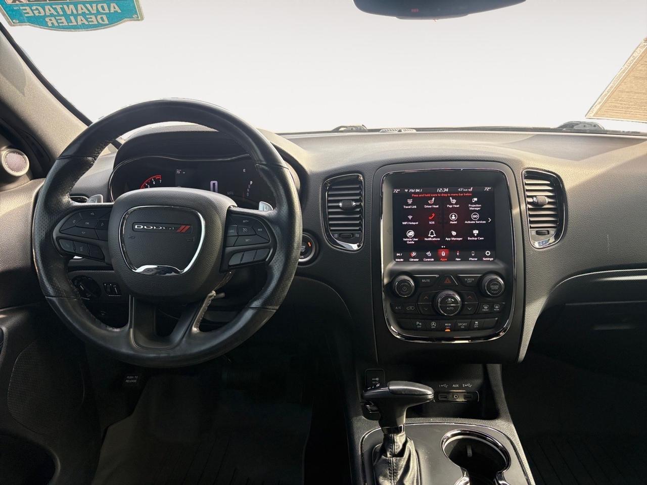 2020 Dodge Durango GT Plus, POWER LIFTGATE, SUNROOF, ROOF RAILS, BLIND SPOT ALERT, BACKUP CAMERA WITH PARKING SENSORS, HEATED STEERING WHEEL & SEATS, LOW MILEAGE, DRIVE IN POWER IN THIS SUV!