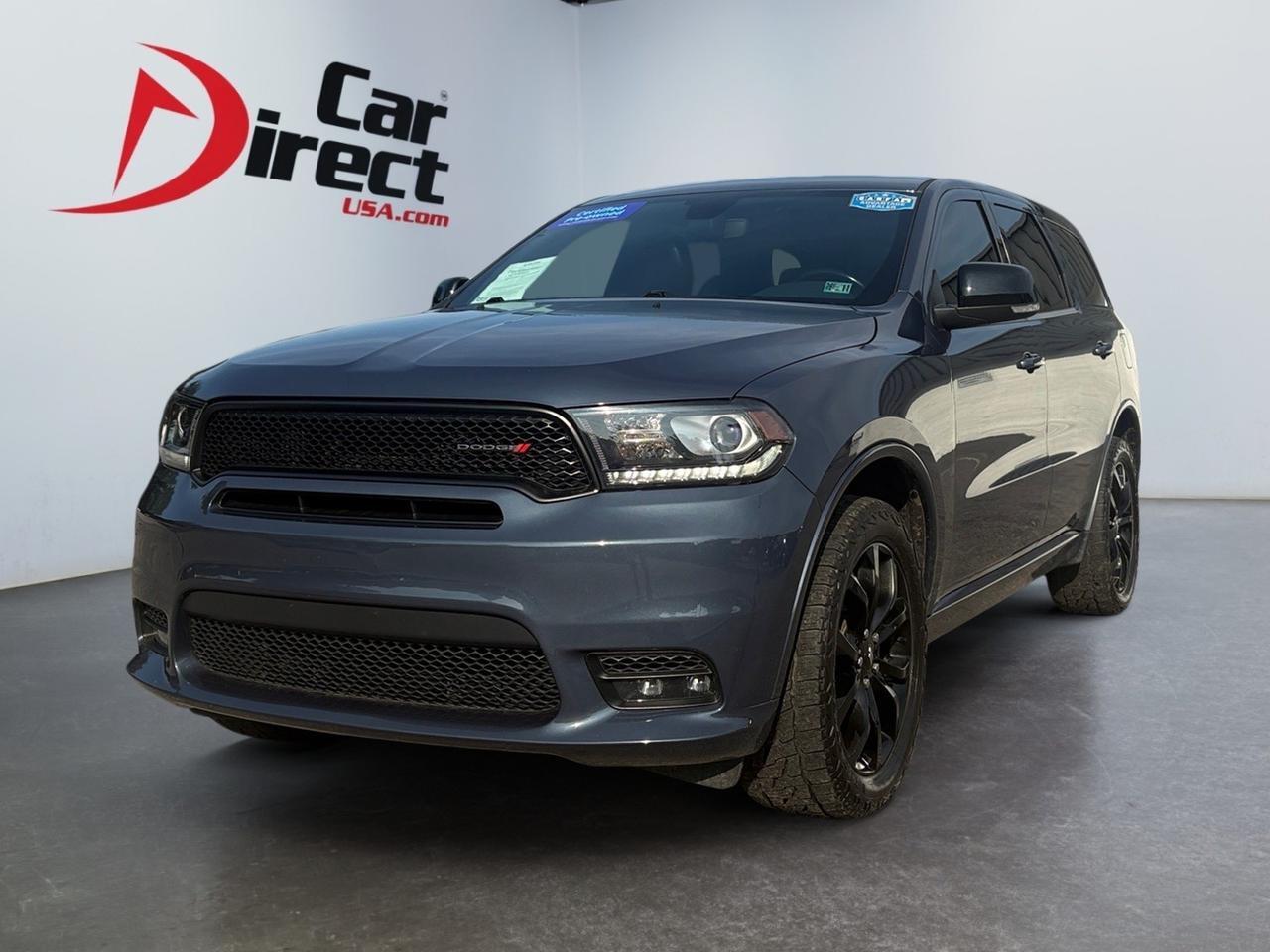 2020 Dodge Durango GT Plus, SELECT DRIVE MODES, PADDLE SHIFTERS, POWER LIFTGATE, CAPTAINS CHAIRS, POWER 3RD ROW SEATS, HEATED FRONT & REAR SEATS, APPLE CARPLAY/ANDROID AUTO, REMOTE START, BACKUP CAMERA, PARKING SENSORS, CLEAN CARFAX, DRIVE A DODGE TODAY! Virginia Beach VA