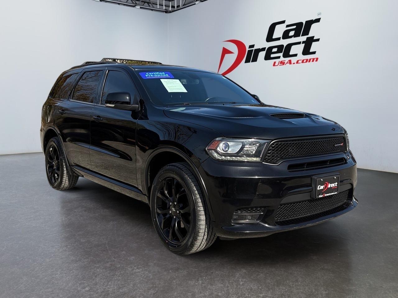 2020 Dodge Durango GT Plus, SUNROOF, POWER LIFTGATE, ROOF RAILS, HEATED STEERING WHEEL & SEATS, BACKUP CAMERA WITH PARKING SENSORS, BLIND SPOT ALERT, APPLE CARPLAY/ANDROID AUTO, ONLY 1 OWNER, RIDE WITH THE WHOLE FAMILY!