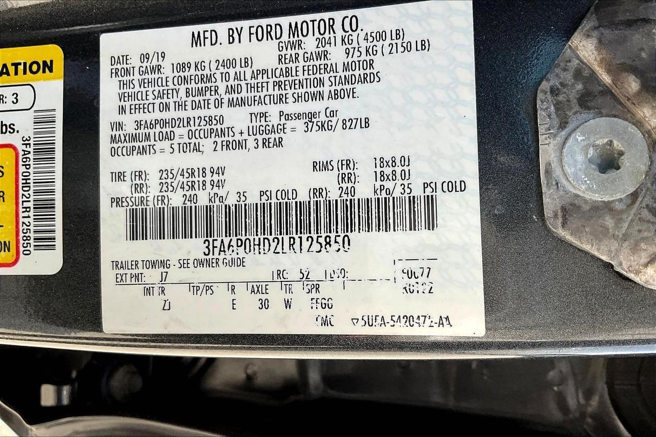2020 FORD FUSION SE Houston TX