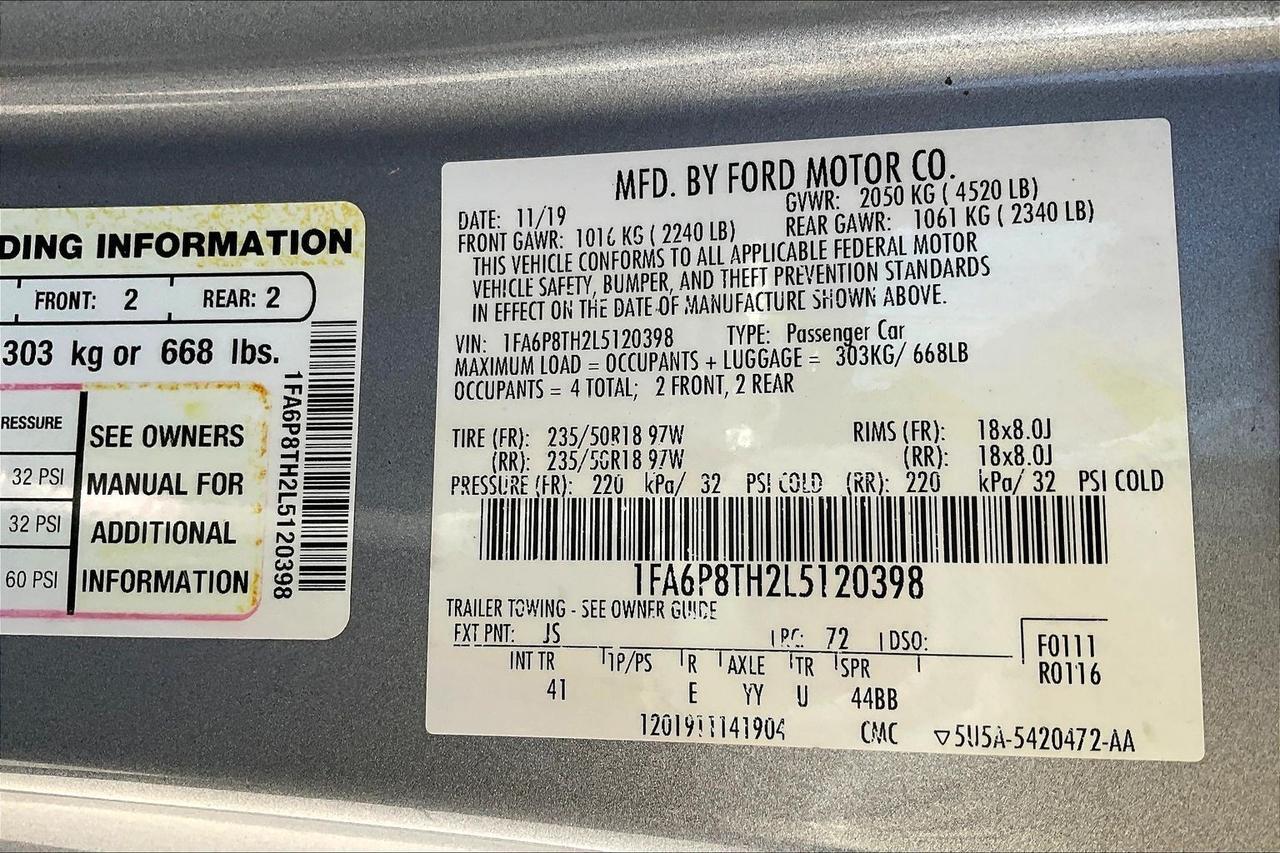 2020 FORD MUSTANG Houston TX