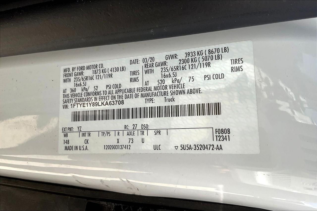 2020 FORD TRANSIT T-150 Houston TX