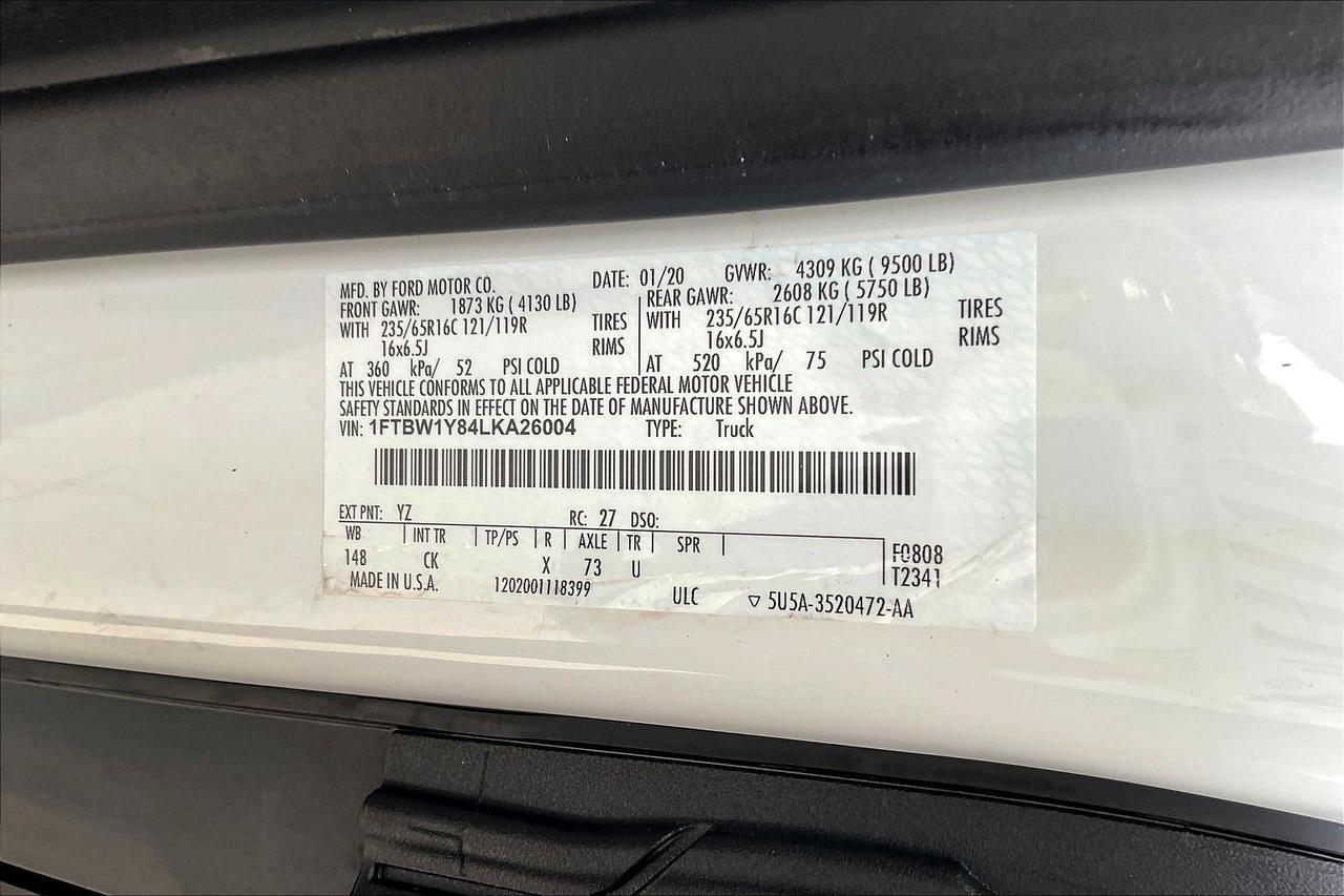 2020 FORD TRANSIT T-350 Houston TX