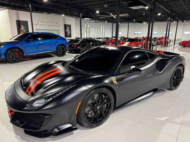 2020 Ferrari 488 Pista Extra-Range Nero Opaco paint, Extra-Range interior, carbon racing seats w/ lifter AND MUCH MORE!!! Fort Lauderdale FL