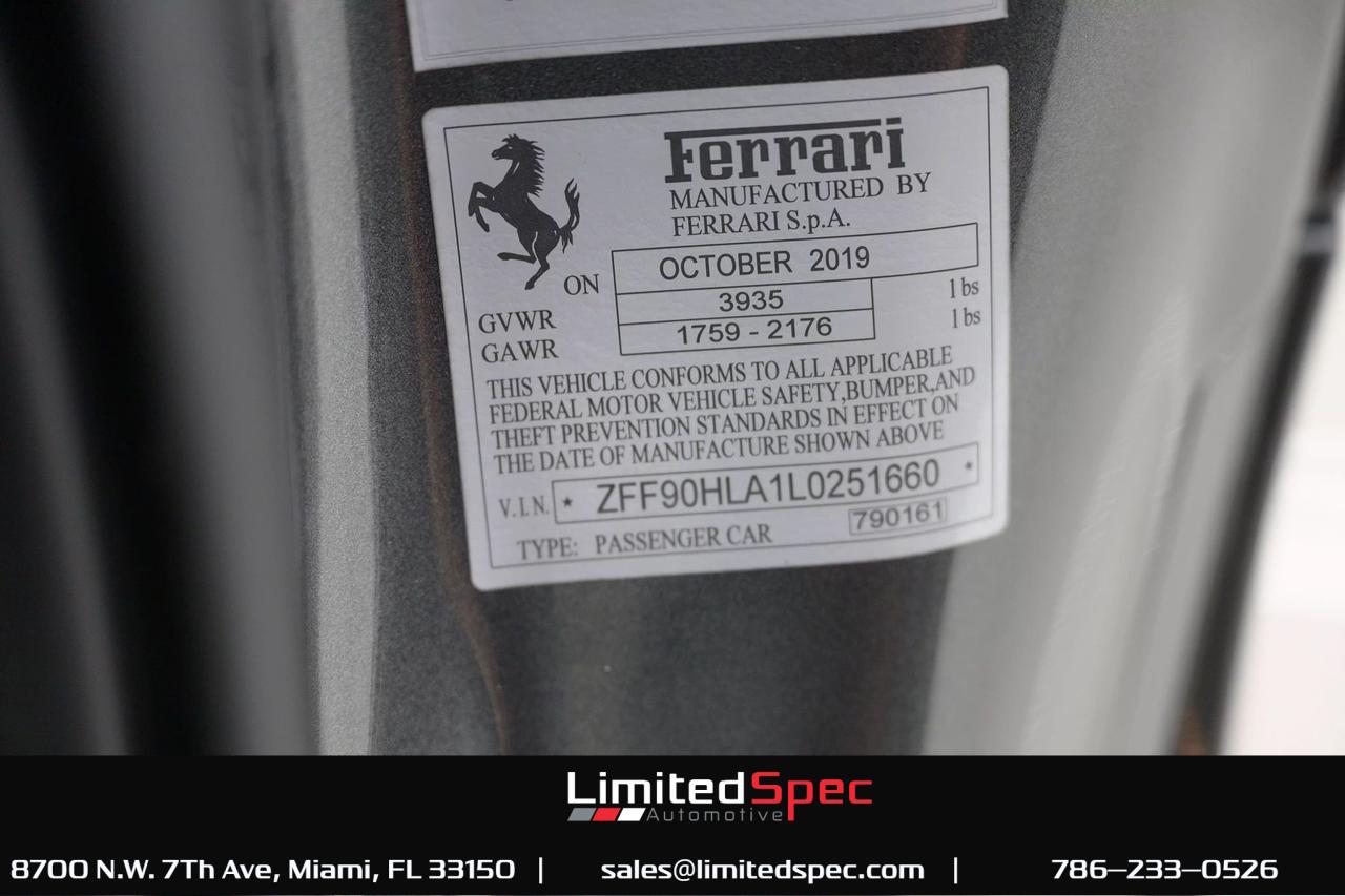 2020 Ferrari 488 Pista Miami FL
