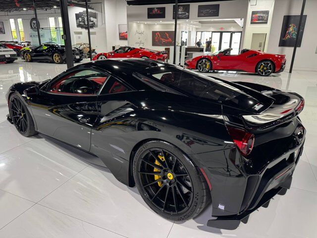 2020 Ferrari 488 Pista Nero B/B paint, front lifter, JBL audio, carbon racing seats w/ lifter AND MUCH MORE!! Fort Lauderdale FL