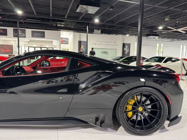 2020 Ferrari 488 Pista Nero B/B paint, front lifter, JBL audio, carbon racing seats w/ lifter AND MUCH MORE!! Fort Lauderdale FL