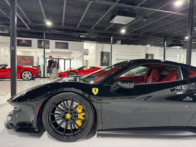 2020 Ferrari 488 Pista Nero B/B paint, front lifter, JBL audio, carbon racing seats w/ lifter AND MUCH MORE!! Fort Lauderdale FL