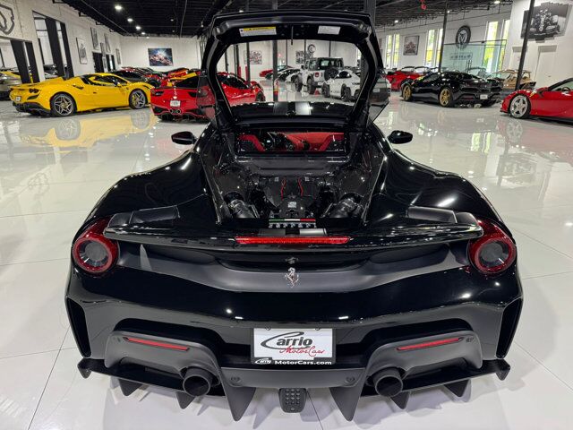2020 Ferrari 488 Pista Nero B/B paint, front lifter, JBL audio, carbon racing seats w/ lifter AND MUCH MORE!! Fort Lauderdale FL
