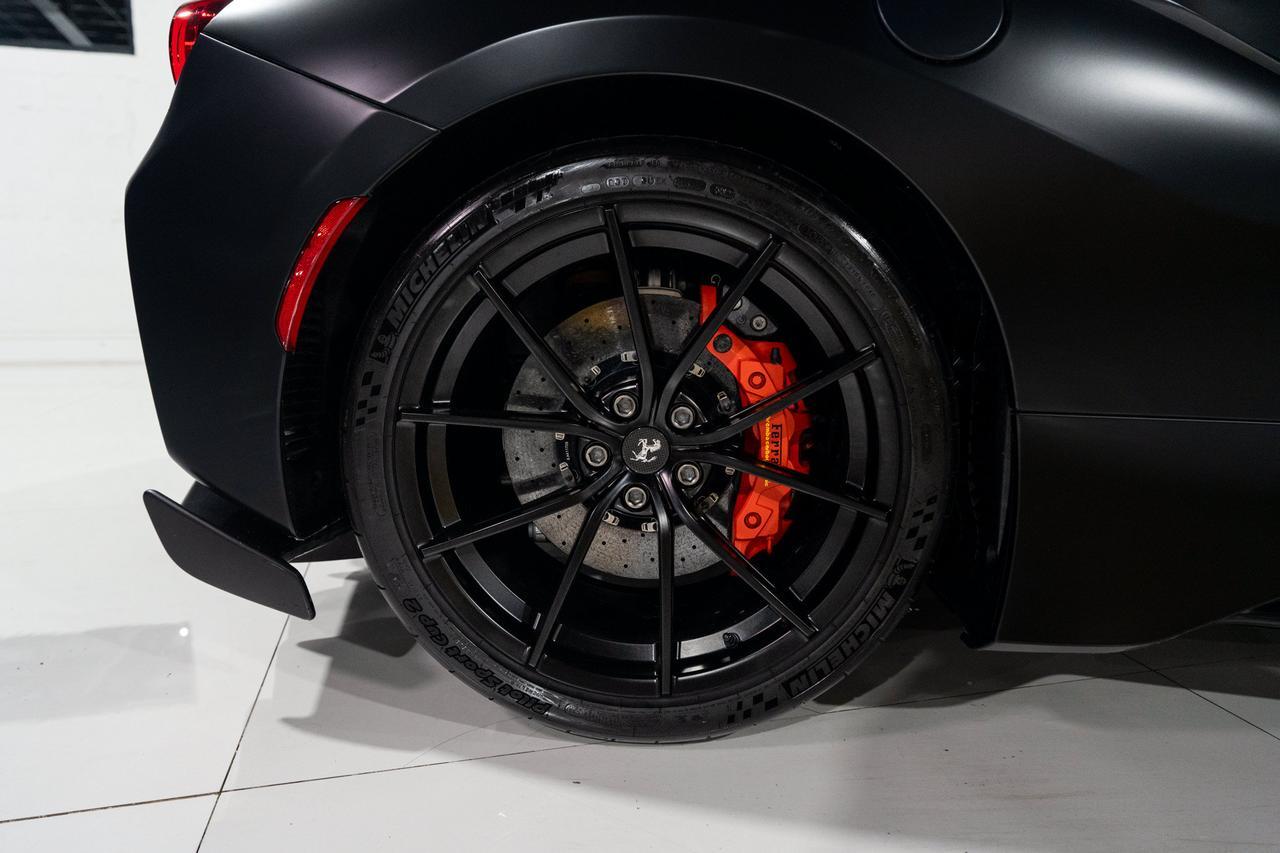 2020 Ferrari 488 Pista Nero Opaco paint,Mandarino Antigua interior,JBL audio,carbon fiber racing seats AND MUCH MORE!!! Fort Lauderdale FL