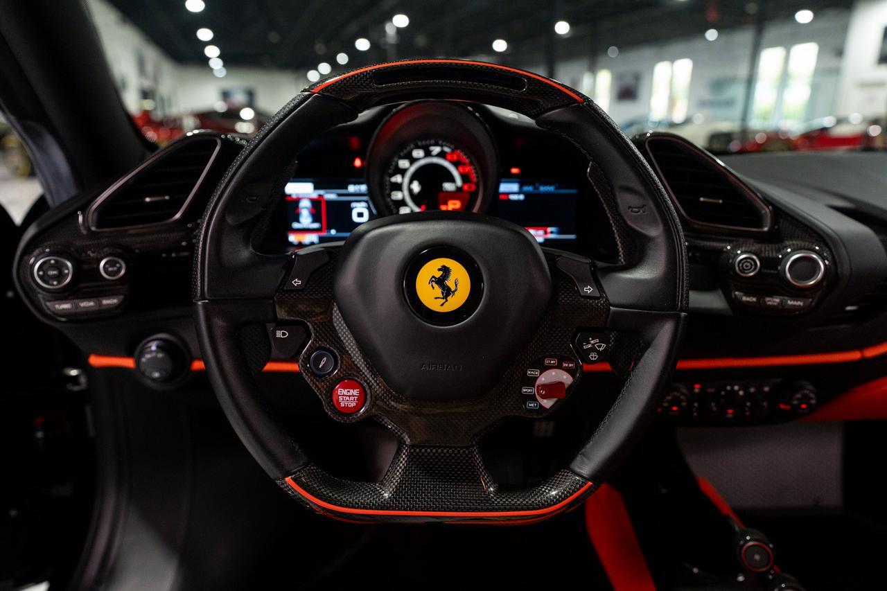 2020 Ferrari 488 Pista Nero Opaco paint,Mandarino Antigua interior,JBL audio,carbon fiber racing seats AND MUCH MORE!!! Fort Lauderdale FL