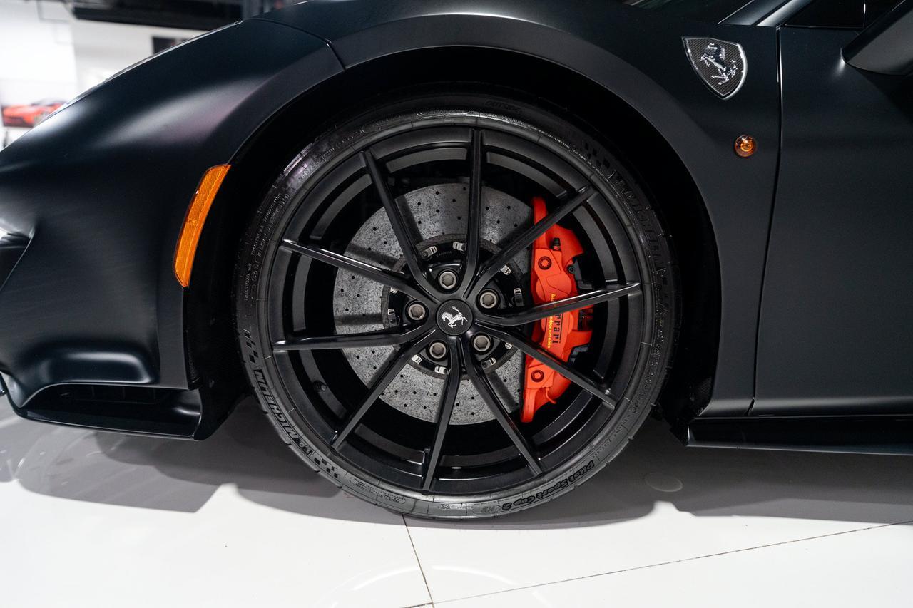 2020 Ferrari 488 Pista Nero Opaco paint,Mandarino Antigua interior,JBL audio,carbon fiber racing seats AND MUCH MORE!!! Fort Lauderdale FL