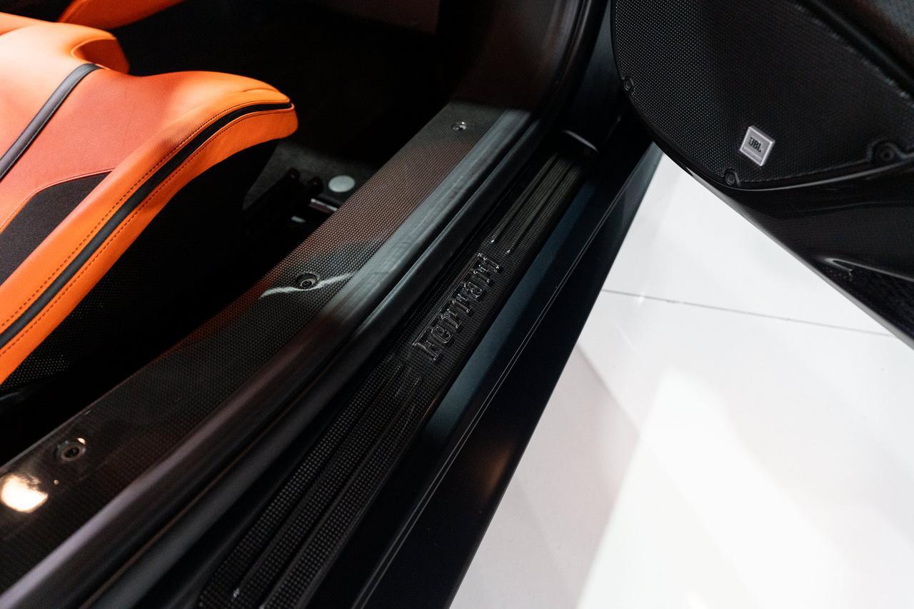 2020 Ferrari 488 Pista Nero Opaco paint,Mandarino Antigua interior,JBL audio,carbon fiber racing seats AND MUCH MORE!!! Fort Lauderdale FL