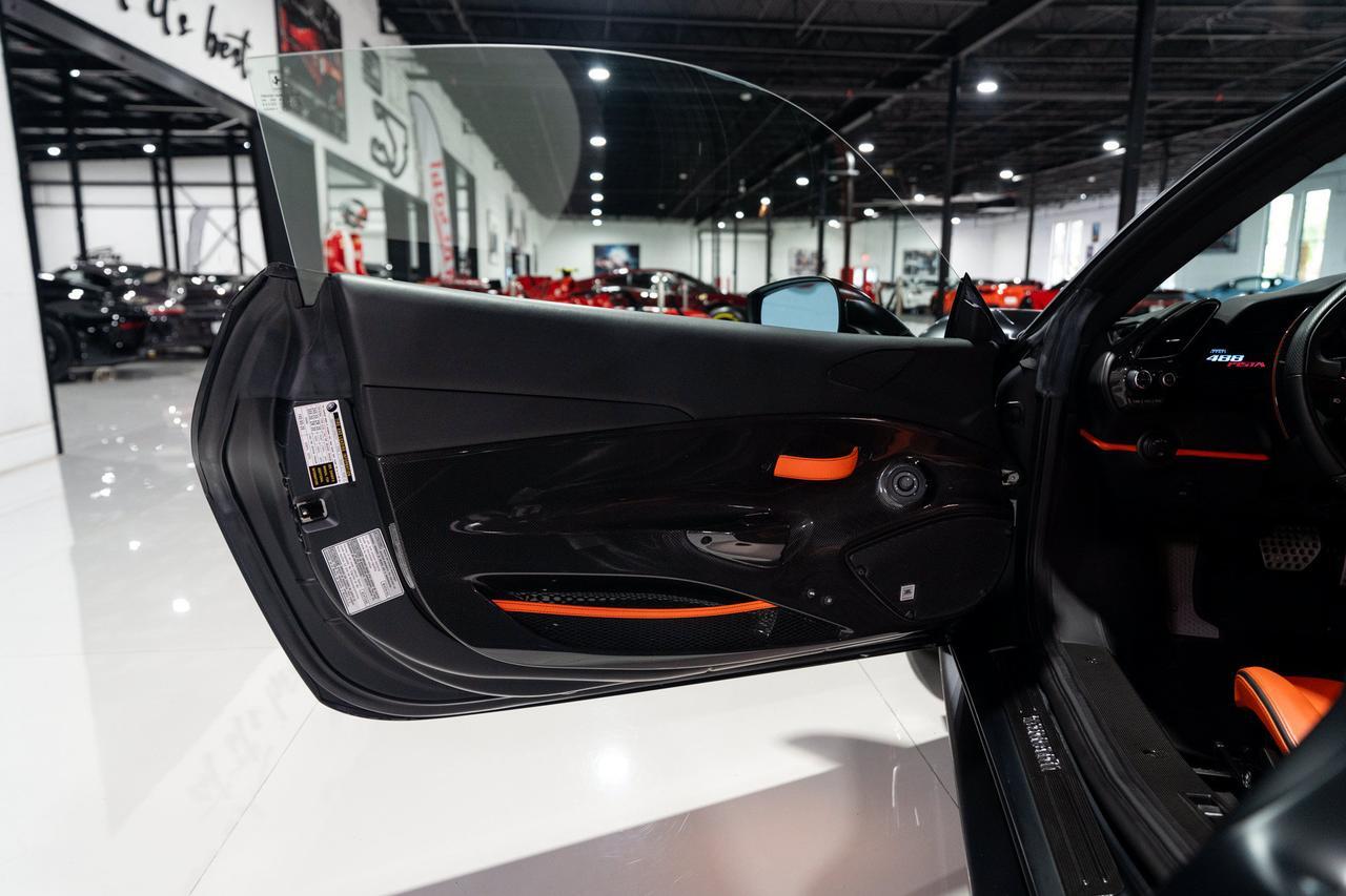 2020 Ferrari 488 Pista Nero Opaco paint,Mandarino Antigua interior,JBL audio,carbon fiber racing seats AND MUCH MORE!!! Fort Lauderdale FL