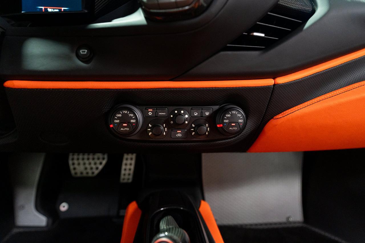 2020 Ferrari 488 Pista Nero Opaco paint,Mandarino Antigua interior,JBL audio,carbon fiber racing seats AND MUCH MORE!!! Fort Lauderdale FL
