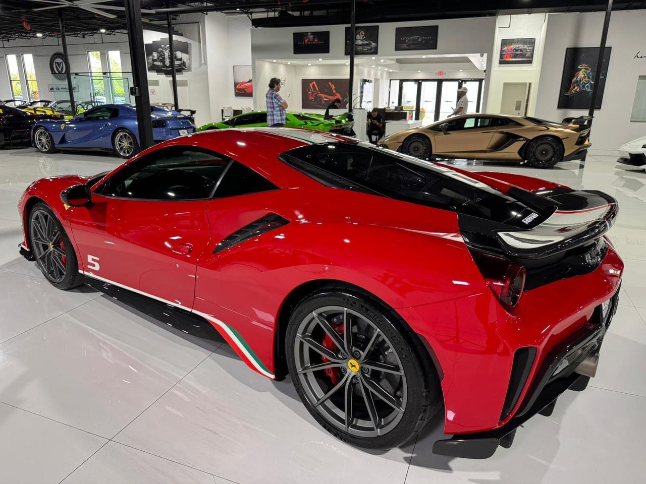 2020 Ferrari 488 Pista Piloti Tailor Made build, Rosso Corsa paint w/ tricolore TOO MANY OPTIONS TO LIST!! Fort Lauderdale FL