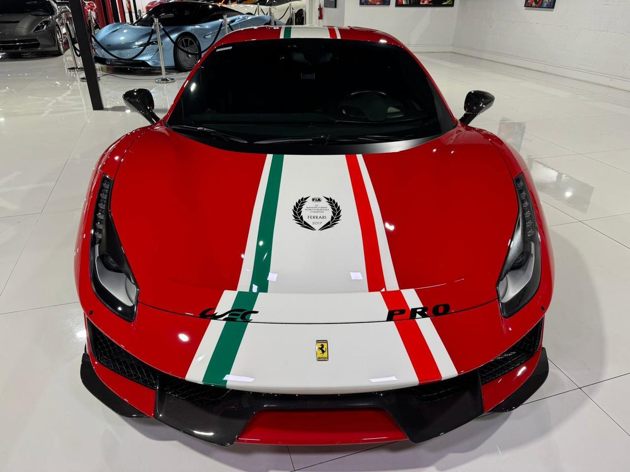 2020 Ferrari 488 Pista Piloti Tailor Made build, Rosso Corsa paint w/ tricolore TOO MANY OPTIONS TO LIST!! Fort Lauderdale FL