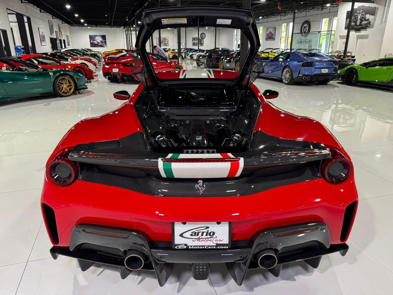 2020 Ferrari 488 Pista Piloti Tailor Made build, Rosso Corsa paint w/ tricolore TOO MANY OPTIONS TO LIST!! Fort Lauderdale FL