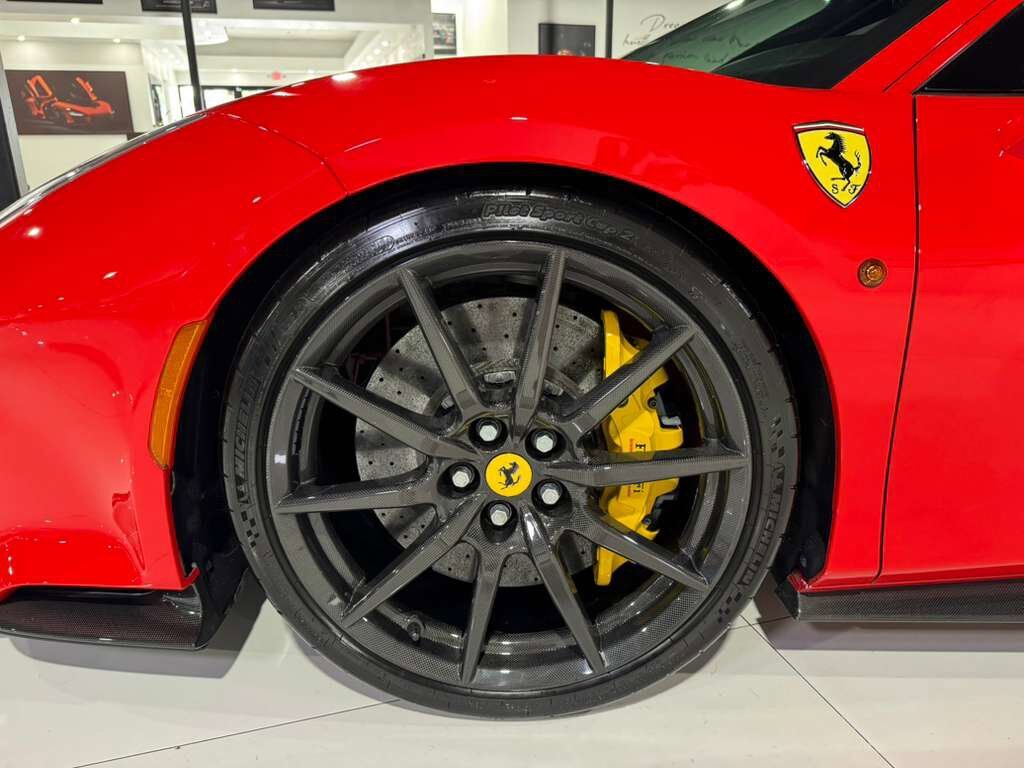 2020 Ferrari 488 Pista Rosso Scuderia paint, painted livrea,carbon wheels,JBL audio,carbon racing seats AND MUCH MORE!!! Fort Lauderdale FL