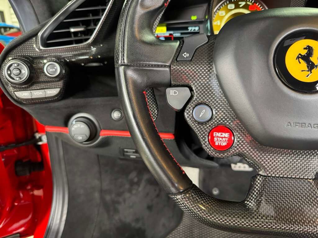 2020 Ferrari 488 Pista Rosso Scuderia paint, painted livrea,carbon wheels,JBL audio,carbon racing seats AND MUCH MORE!!! Fort Lauderdale FL