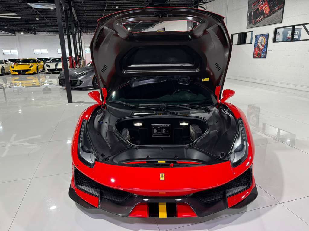2020 Ferrari 488 Pista Rosso Scuderia paint, painted livrea,carbon wheels,JBL audio,carbon racing seats AND MUCH MORE!!! Fort Lauderdale FL