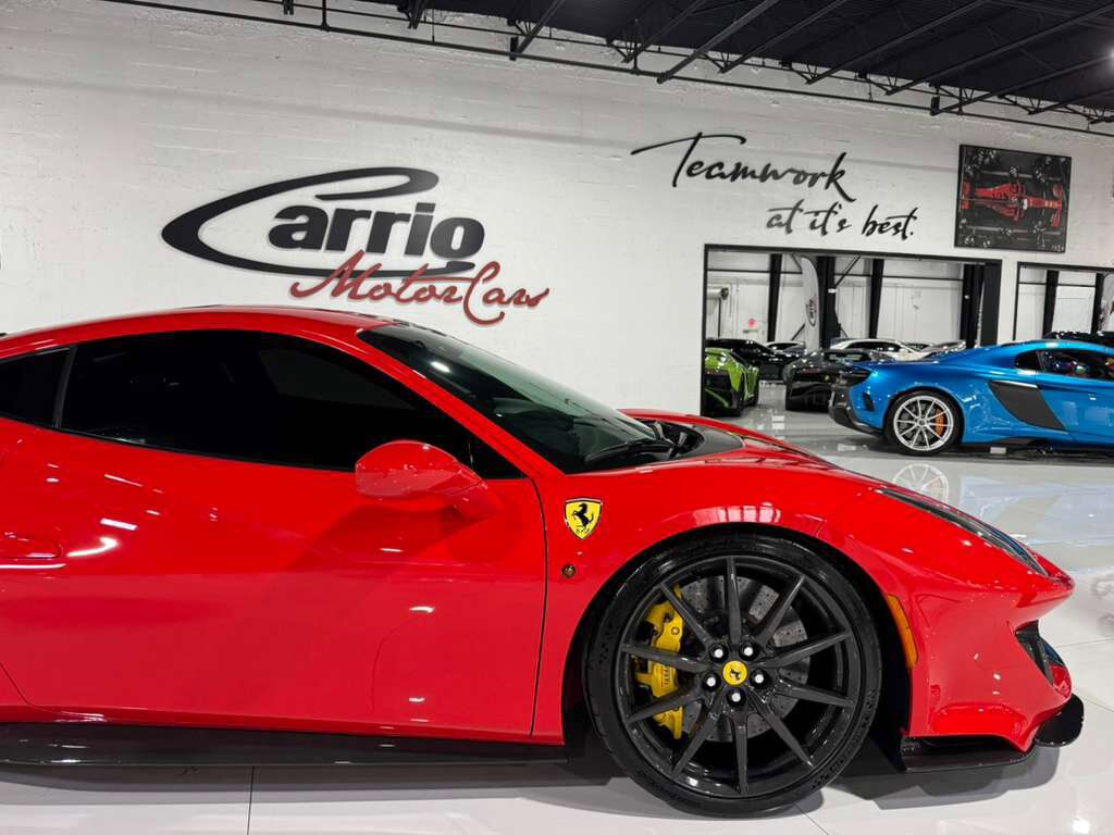 2020 Ferrari 488 Pista Rosso Scuderia paint, painted livrea,carbon wheels,JBL audio,carbon racing seats AND MUCH MORE!!! Fort Lauderdale FL